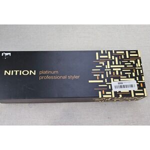 NITION Platinum Professional Styler Hair Curling Iron Gold 21 Dual Voltage 450F